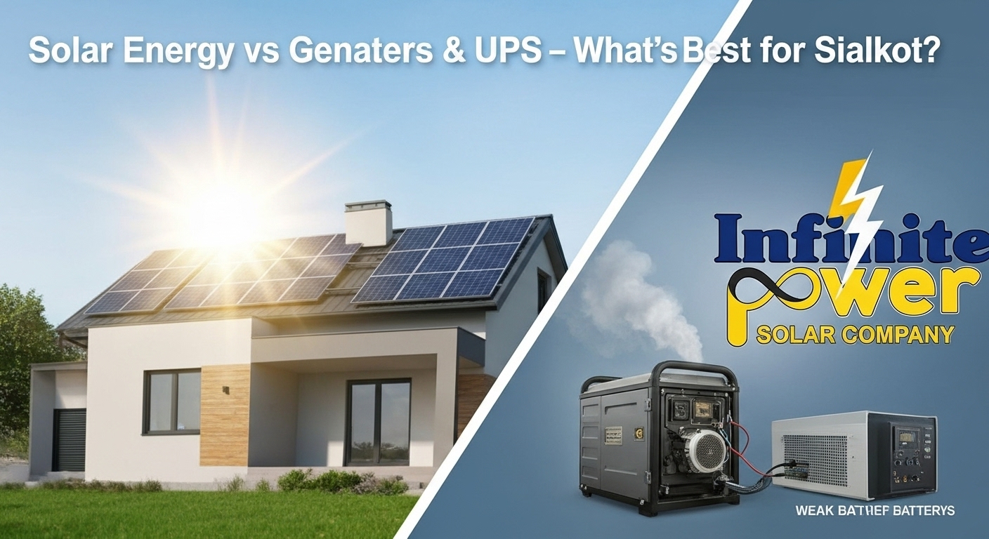 🌞 Solar Energy vs Generators & UPS – What’s Best for Sialkot ...