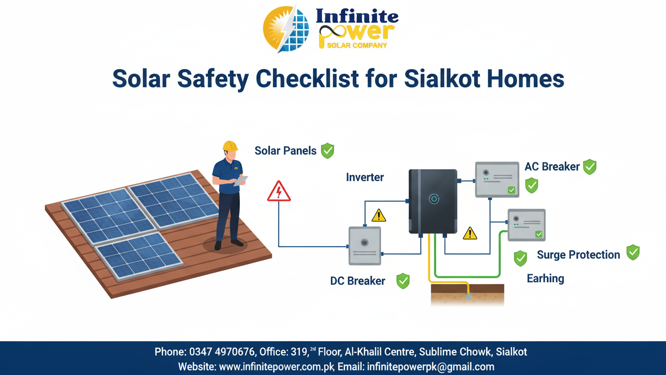 Solar Safe Solar Safety Checklist for Sialkot Homes – Don’t Allow These ...
